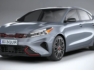 Kia Forte GT 2022 3D Model