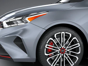 Kia Forte GT 2022 3D Model