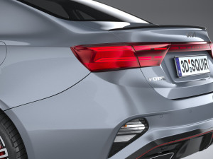 Kia Forte GT 2022 Modello 3D