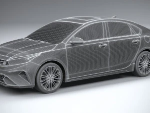 Kia Forte GT 2022 3D Model