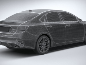 Kia Forte GT 2022 Modello 3D