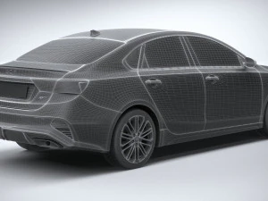 Kia Forte GT 2022 3D Model