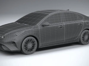 Kia Forte GT 2022 3D Model