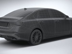 Kia Forte GT 2022 Modello 3D