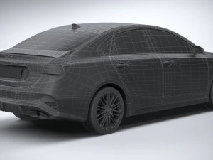 Kia Forte GT 2022 3D Model