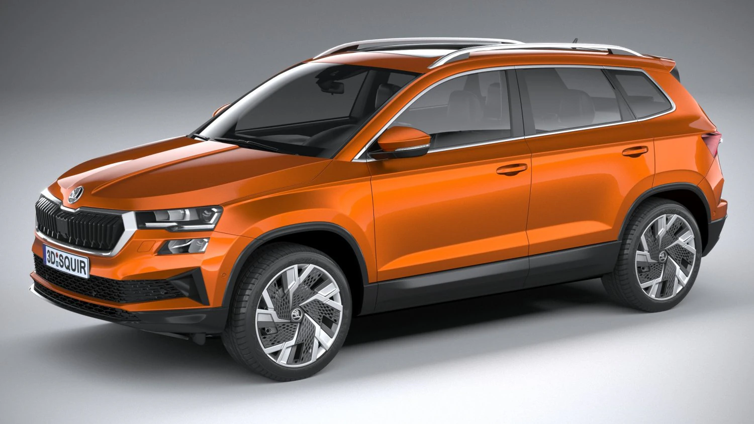 Skoda Karoq 2022 3D Model .c4d .max .obj .3ds .fbx .stl .blend