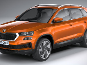 Skoda Karoq 2022 Modelo 3D