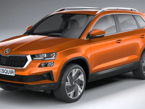 Skoda Karoq 2022 3D Model