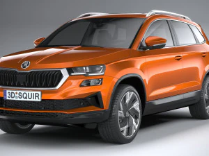 Skoda Karoq 2022 3D Model