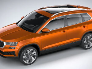 Skoda Karoq 2022 3D Model