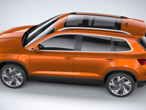 Skoda Karoq 2022 Modelo 3D