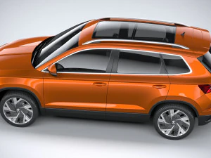 Skoda Karoq 2022 3D Model