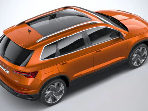 Skoda Karoq 2022 3D Model