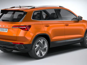 Skoda Karoq 2022 3D Model