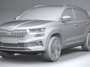 Skoda Karoq 2022 3D Model