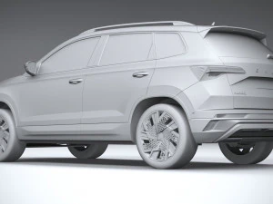 Skoda Karoq 2022 3D Model