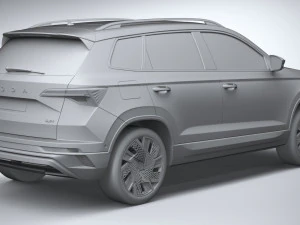 Skoda Karoq 2022 3D Model