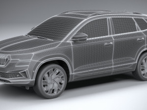 Skoda Karoq 2022 Modelo 3D