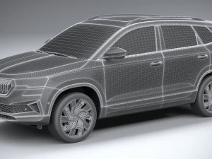 Skoda Karoq 2022 3D Model
