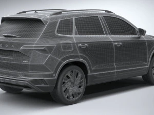Skoda Karoq 2022 3D Model