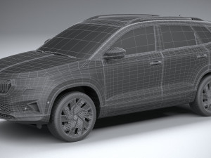 Skoda Karoq 2022 Modelo 3D
