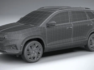 Skoda Karoq 2022 3D Model