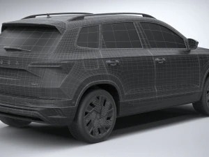 Skoda Karoq 2022 3D Model