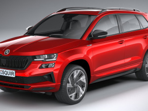 Skoda Karoq Sportline 2022 3D Model