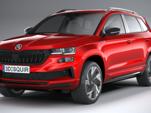 Skoda Karoq Sportline 2022 3D Model