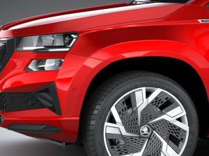 Skoda Karoq Sportline 2022 3D Model