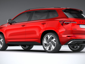 Skoda Karoq Sportline 2022 3D Model