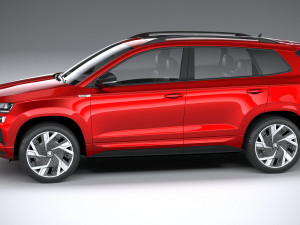 Skoda Karoq Sportline 2022 3D Model