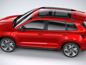 Skoda Karoq Sportline 2022 3D Model
