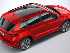 Skoda Karoq Sportline 2022 3D Model