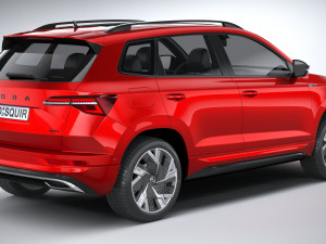 Skoda Karoq Sportline 2022 3D Model
