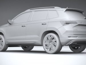 Skoda Karoq Sportline 2022 3D Model