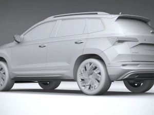 Skoda Karoq Sportline 2022 3D Model