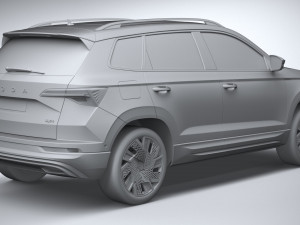 Skoda Karoq Sportline 2022 3D Model