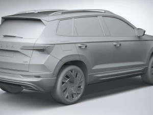 Skoda Karoq Sportline 2022 3D Model