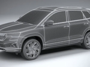 Skoda Karoq Sportline 2022 3D Model