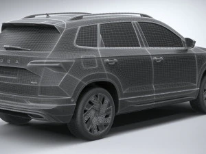 Skoda Karoq Sportline 2022 3D Model