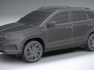 Skoda Karoq Sportline 2022 3D Model