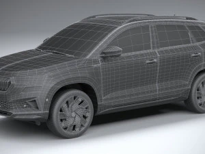 Skoda Karoq Sportline 2022 3D Model