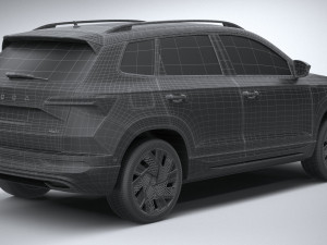 Skoda Karoq Sportline 2022 3D Model