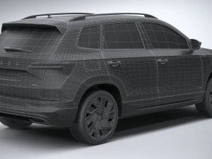 Skoda Karoq Sportline 2022 3D Model