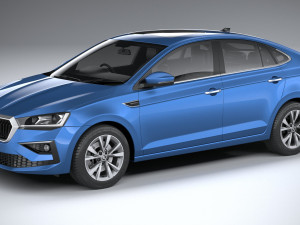 Skoda Slavia 2021 3D Модель