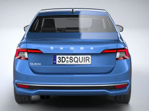 Skoda Slavia 2021 3D Model