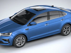 Skoda Slavia 2021 3D Model