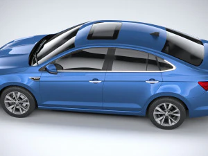 Skoda Slavia 2021 3D Model