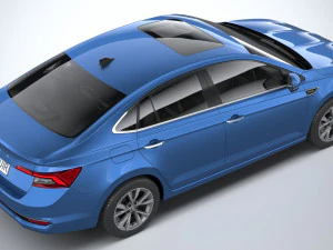 Skoda Slavia 2021 3D Model